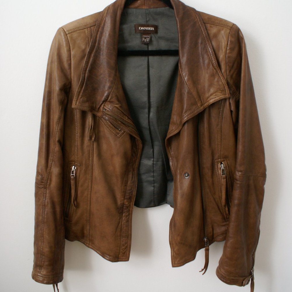 Genuine Leather Jacket - Picture 2 of 6